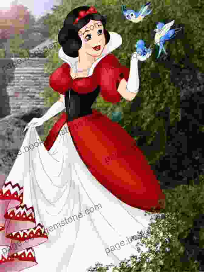 A Colorful Photograph Of Snow White, A Beautiful Young Princess With Long Black Hair And A Red Dress. The Comic History Of Animation: True Toon Tales Of The Most Iconic Characters Artists And Styles