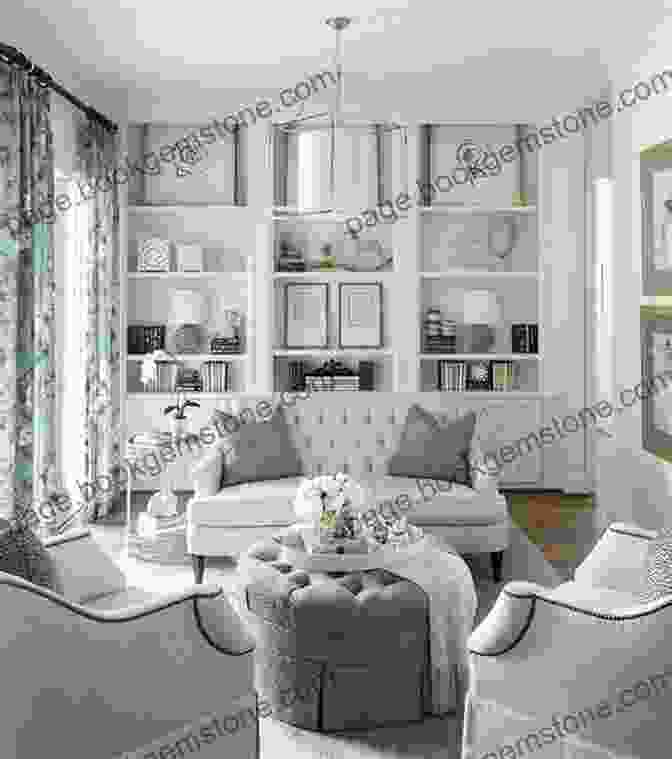A Contemporary Living Room Featuring A Stunning Arrangement Of Acrylic Flowers In Neutral Tones Acrylic Flower Decorations (Volume 1)