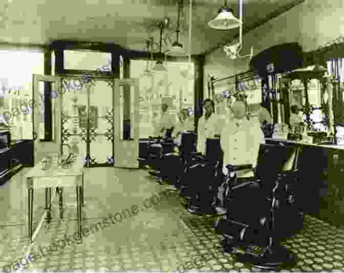 A Man Getting A Haircut In A Barbershop In 1920s Paris. Deco Dandy: Designing Masculinity In 1920s Paris (Studies In Design And Material Culture)