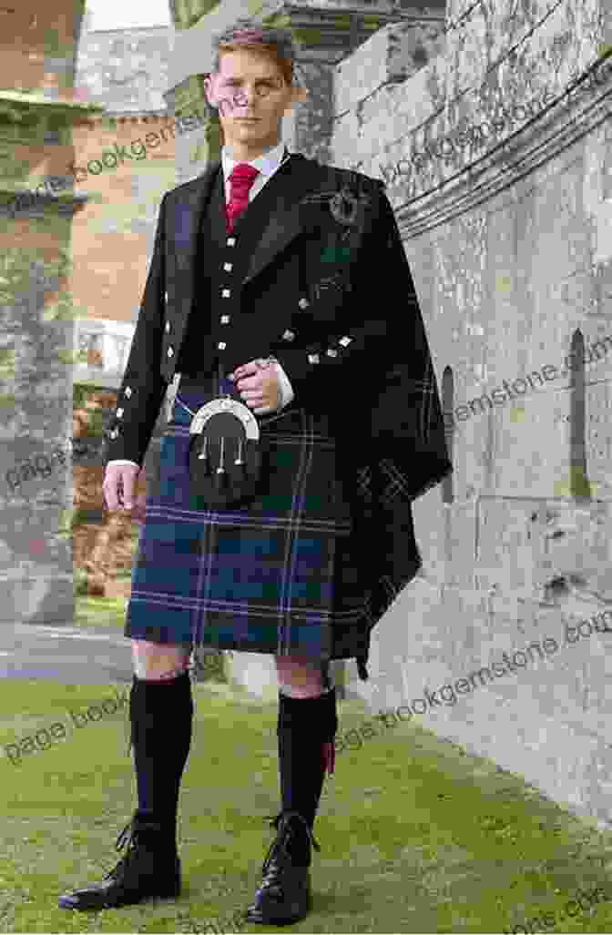 A Scottish Man Wearing A Traditional Highland Dress, Including A Kilt Made From His Clan's Tartan, Embodying The Pride And Cultural Significance Of Scottish Heritage. Scottish Tartans In Full Color (Dover Pictorial Archive)