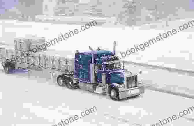 A Semi Truck Driving Through A Snowstorm, With Snow Blowing Around It Living On Wheels: A Trucker S Memoir 1939 2024