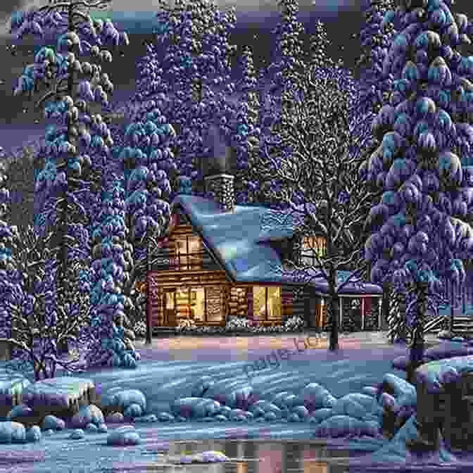 A Serene Winter Painting With A Snowy Landscape And A Cozy Cottage. The Fundamentals Of Watercolour Landscapes: Paintings For All Seasons