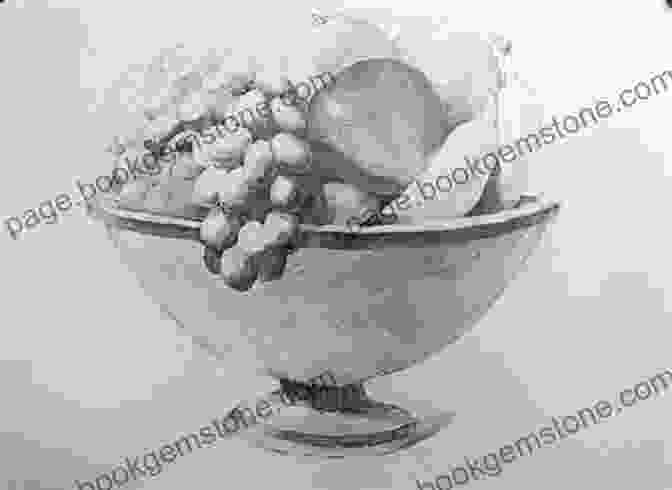 A Sketch Of A Bowl Of Fruit, Showing The Basic Framework And Proportions Watercolor Snacks: Inspiring Lessons For Sketching And Painting Your Favorite Foods