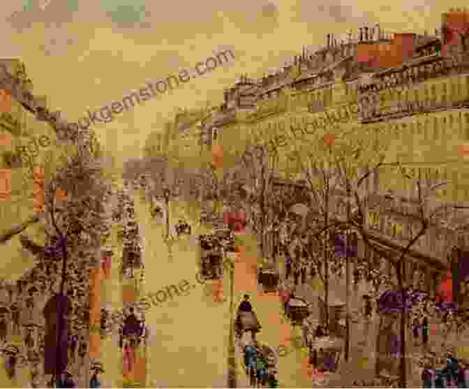 Boulevard Montmartre, Rainy Day By Camille Pissarro We Ll Always Have Paris: Paintings And Sketches