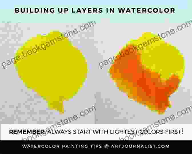 Building Up Layers Of Watercolor Paint Painting With Watercolor: Learn To Paint Stunning Watercolors In 10 Step By Step Exercises (Pen Ink And Watercolor Sketching)
