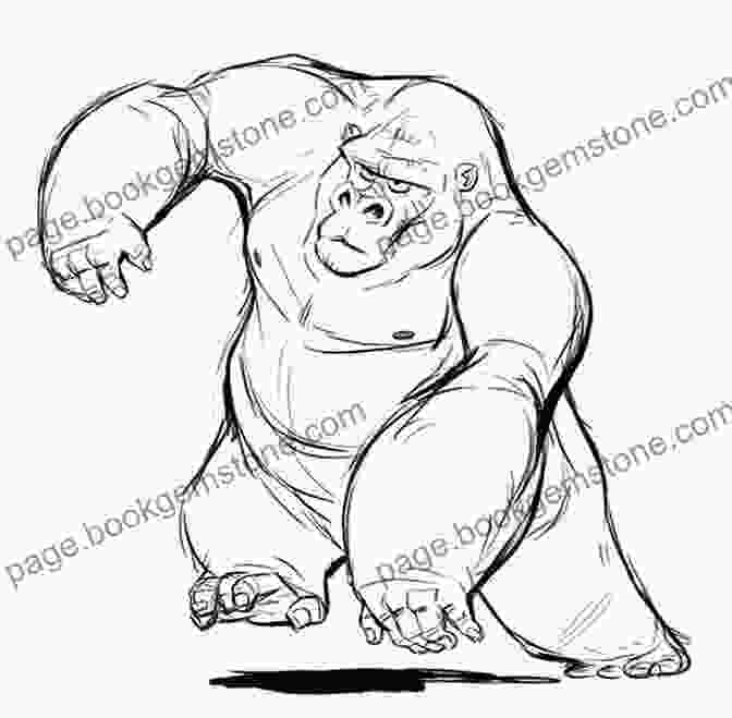 Drawing Of A Gorilla How To Draw: Rainforest Animals: In Simple Steps