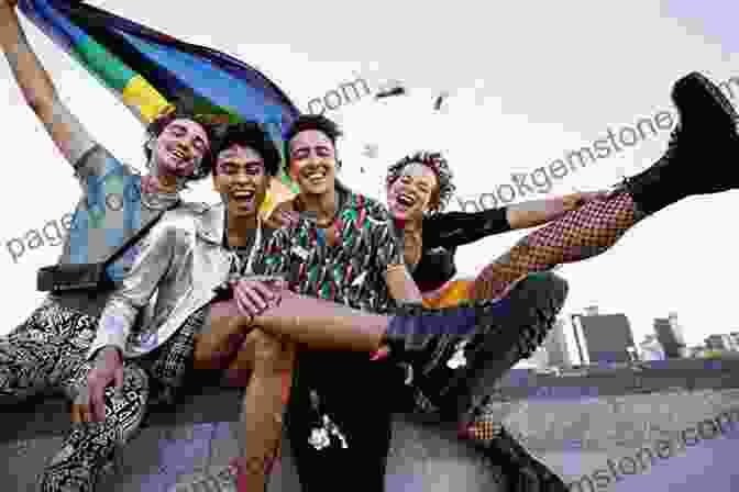 Group Of Queer Individuals Celebrating Pride. A Dictionary For: Heterosexual Men