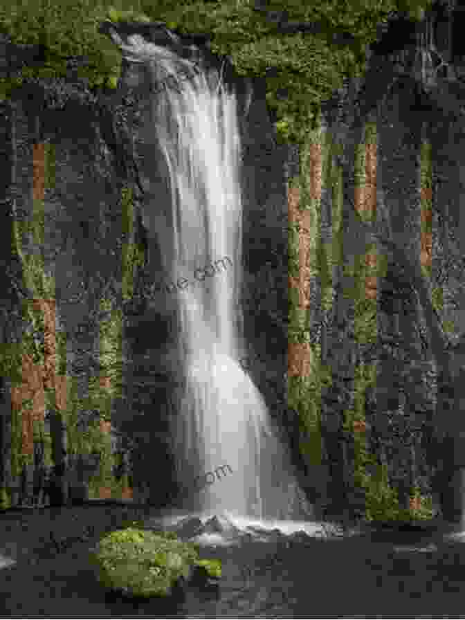 Panoramic View Of Forbidden Falls Cascading Down Sheer Cliffs Into A Tranquil Pool. Forbidden Falls (Virgin River 9)