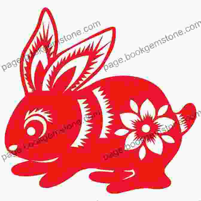 Whimsical Cut Paper Design Of A Rabbit, Representing Good Fortune. Chinese Cut Paper Animal Designs (Dover Pictorial Archive)
